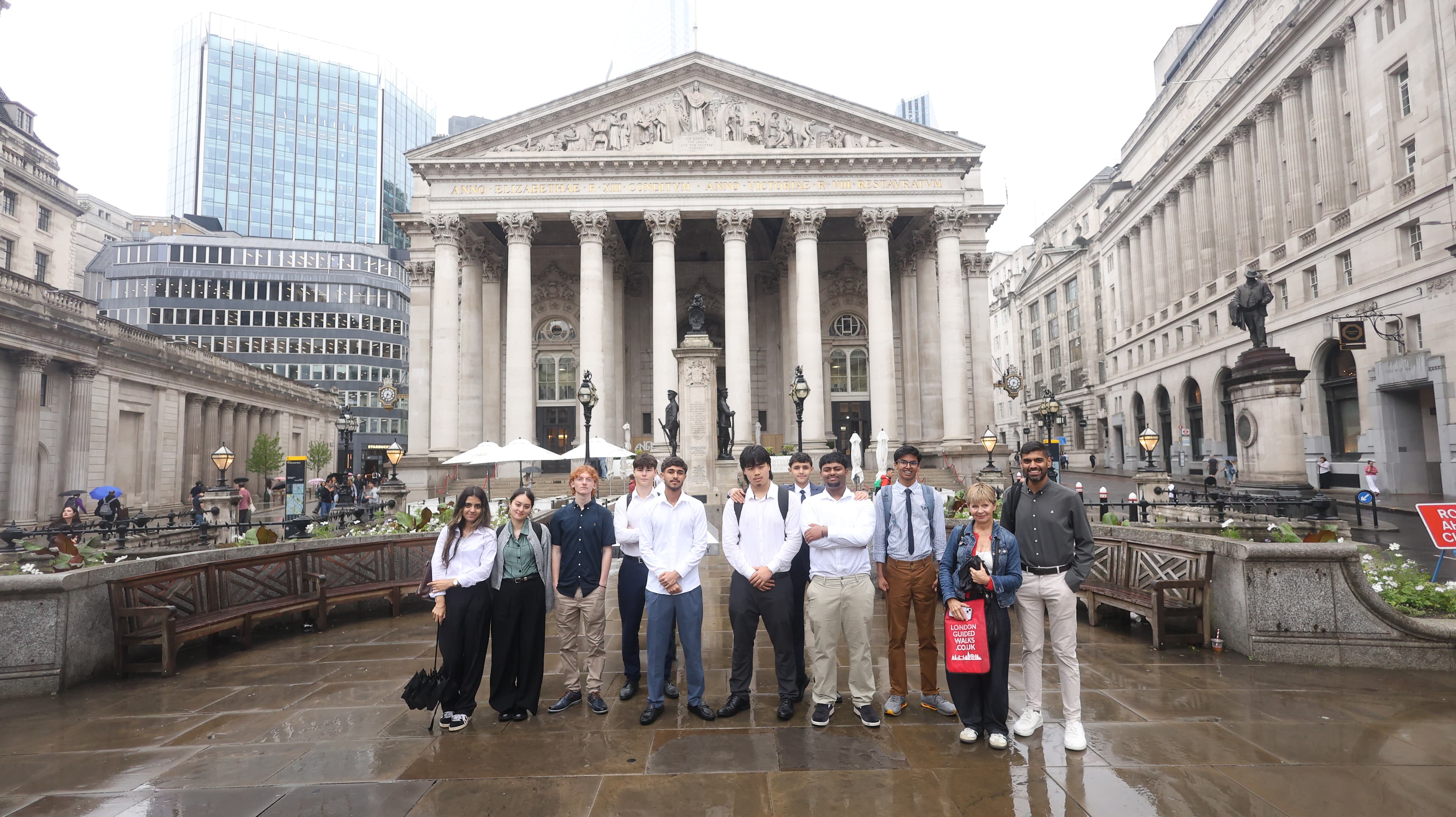 Students in professional setting